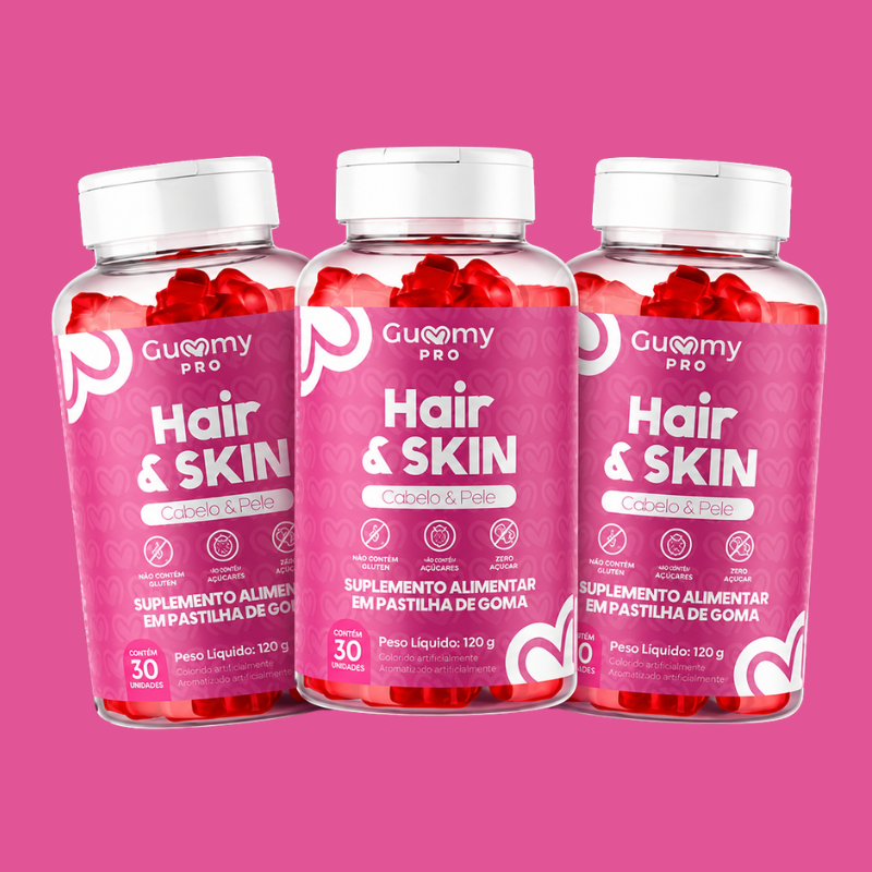 vitamina para cabelo e pele