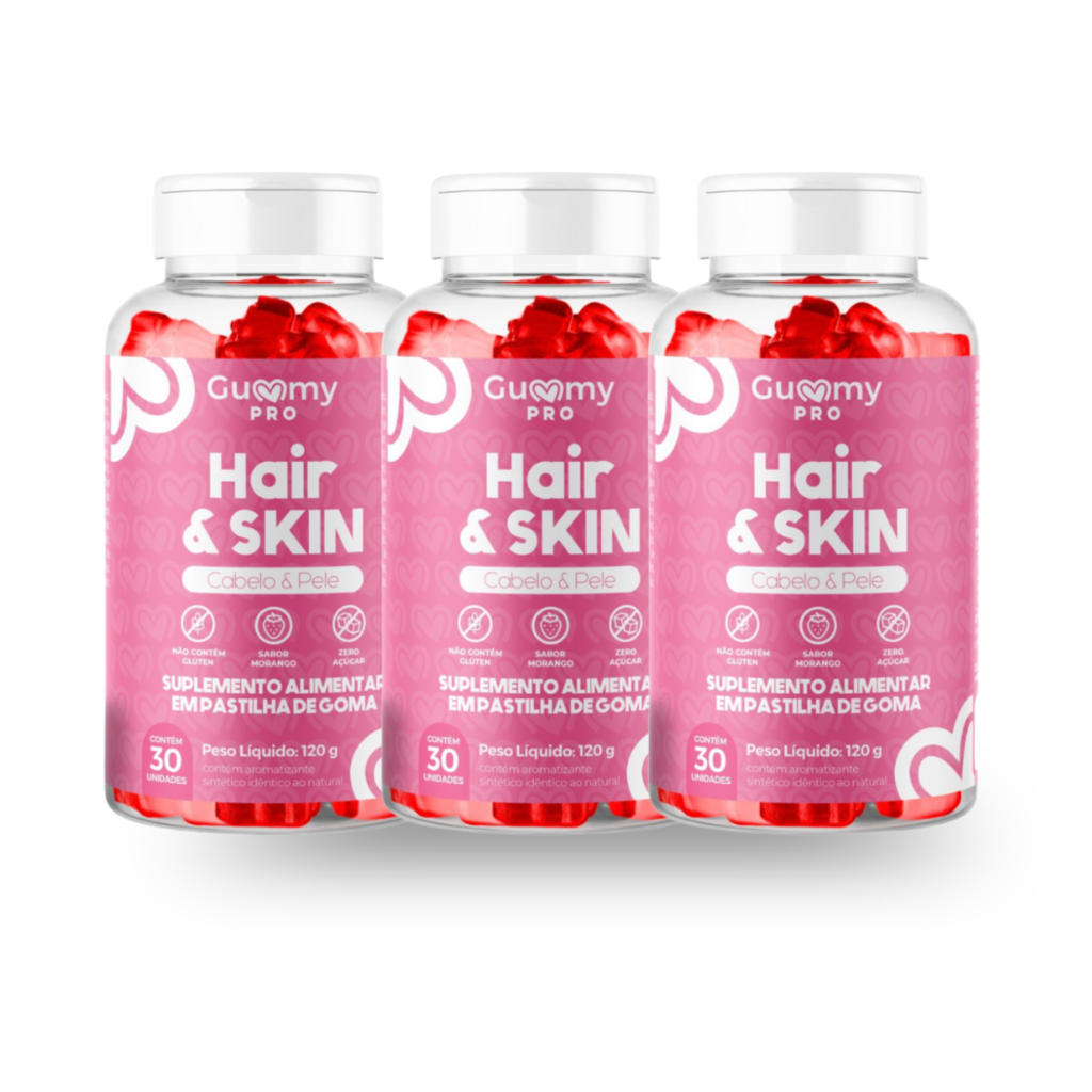 Vitamina para cabelo e pele